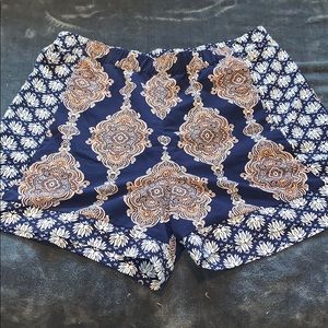 Never worn patterned shorts